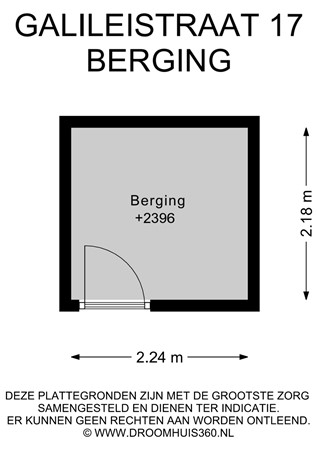 Floorplan - Galileistraat 17, 1433 BW Kudelstaart